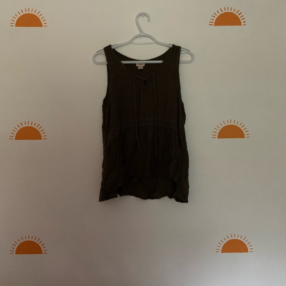 Dark Green Casual Mossimo Shirt